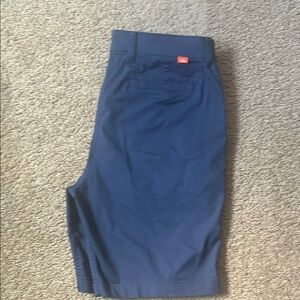 Nike Men's Flat Front Shorts - Navy Blue